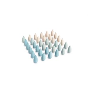 Flocons de neige Mandala en bois - 36pcs