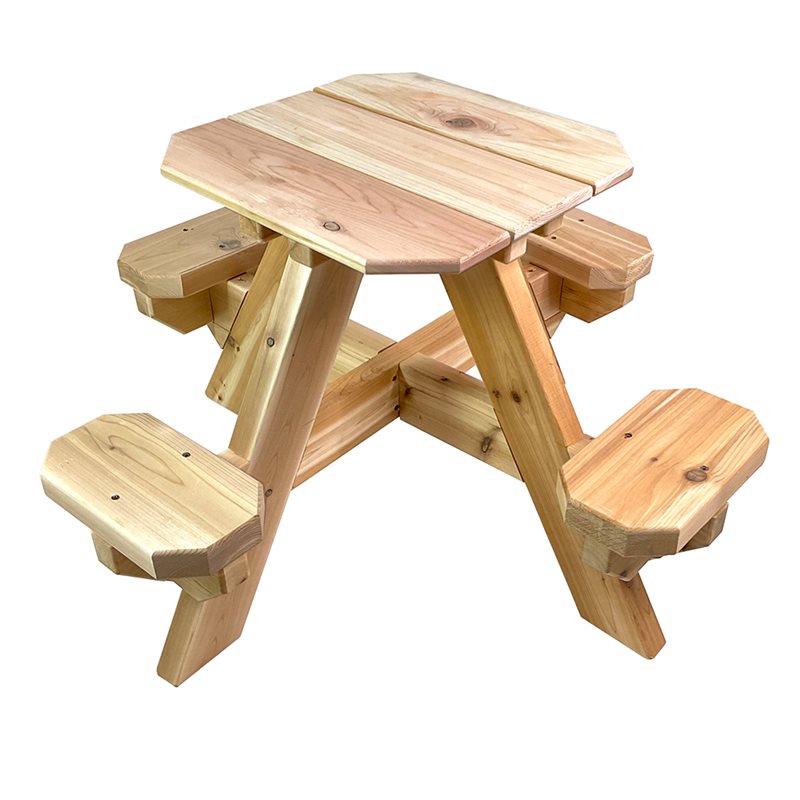 Table de pique-nique en cèdre