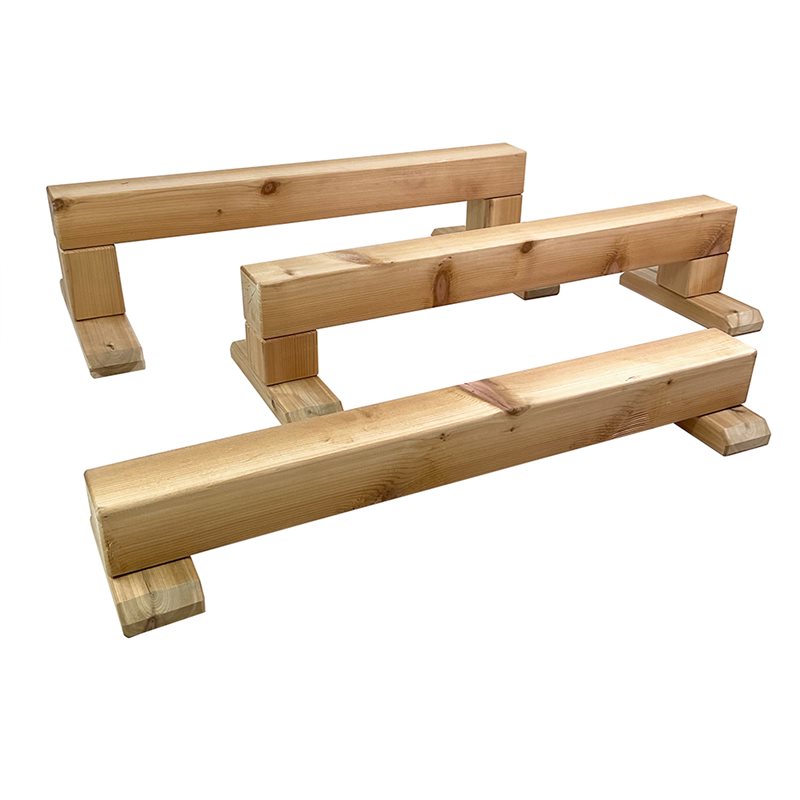 Cedar Balance Beams Set