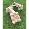 Cedar Stacking Balance Beams - Set of 8