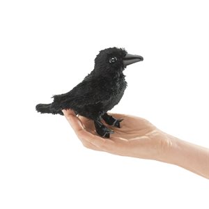 Folkmanis Mini Marionnette Corbeau