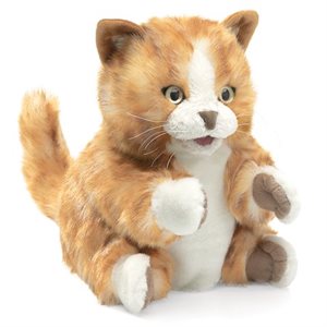 Marionnette Folkmanis Orange Tabby