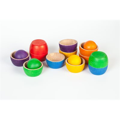 Bols et boules multicolores Bols et boules multicolores