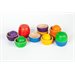 Bols et boules multicolores