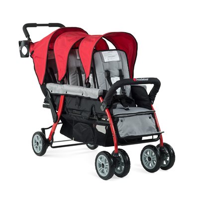 Poussette Trio Sport Splash - Rouge