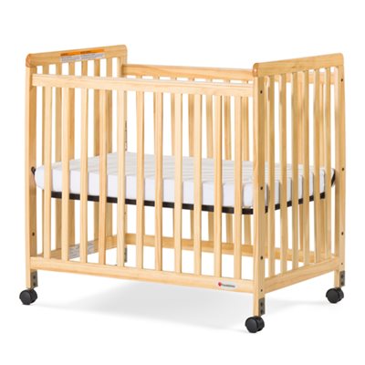 SafetyCraft® Compact Fixed-Side w / Adjustable Mattress Board Slatted