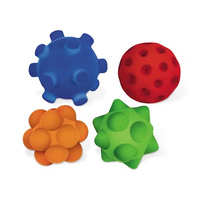Feel & Roll Bumpy Balls - Set Of 4