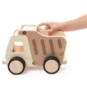 Camion à benne basculante en bois