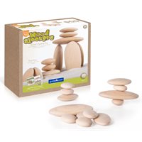 Wooden Stackers - River Stones