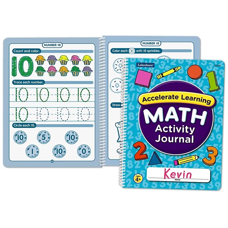 Accélérez l'apprentissage Math Activity Journal - Lot de 10