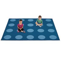 A Spot for Everyone - Classroom Carpet For 20- Blue