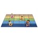 Tapis de couleurs apaisantes pour 12