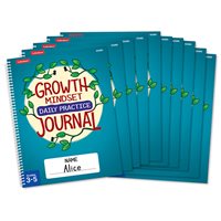 Growth Mindset Journal - Gr 3-5 - Set of 10