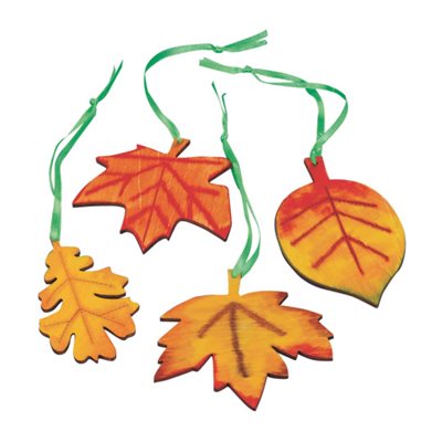 Wood Leaves Craft Kit