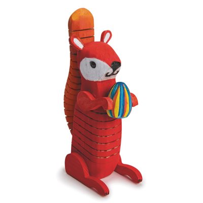 Flexible Wooden Squirrel Craft Kit