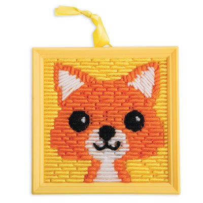 Kit d'artisanat à point d'aiguille Fox - Lot de 12