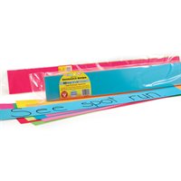 Coloured Sentence Strips 3" X 23" Pk 50