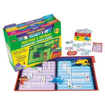 Fractions et nombres décimaux Dossier Bibliothèque de jeux Gr. 4-5