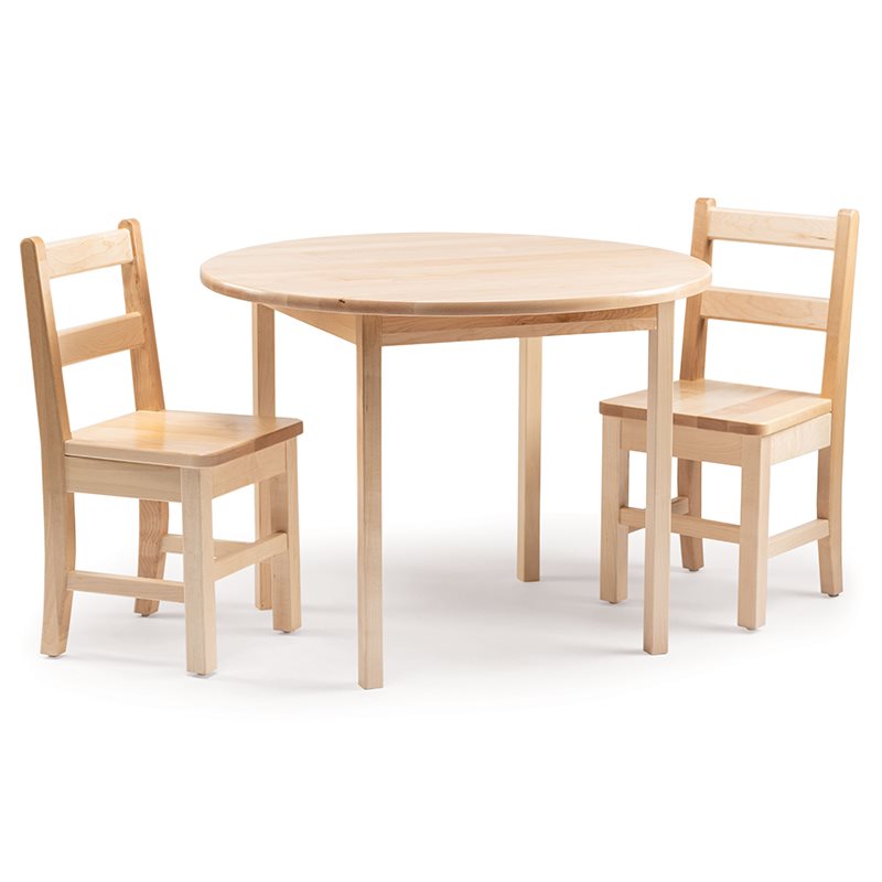 Table ronde avec chaises* Table ronde avec chaises*