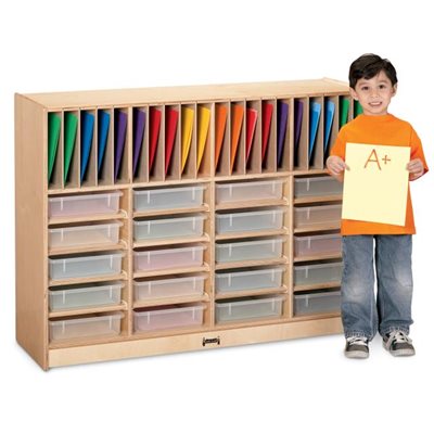 Jonti-Craft® Homework Station - with Clear Paper-Trays