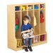 Jonti-Craft® 5 Section Coat Locker with Step