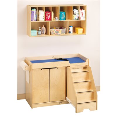 changing table with stairs
