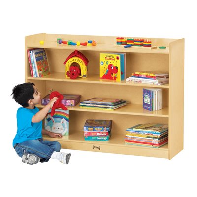 Bibliothèque mobile réglable Jonti-Craft® avec rebord Bibliothèque mobile réglable Jonti-Craft® avec rebord