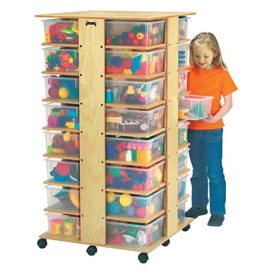 Jonti-Craft® 32 Tub Tower - avec bacs transparents Jonti-Craft® 32 Tub Tower - avec bacs transparents
