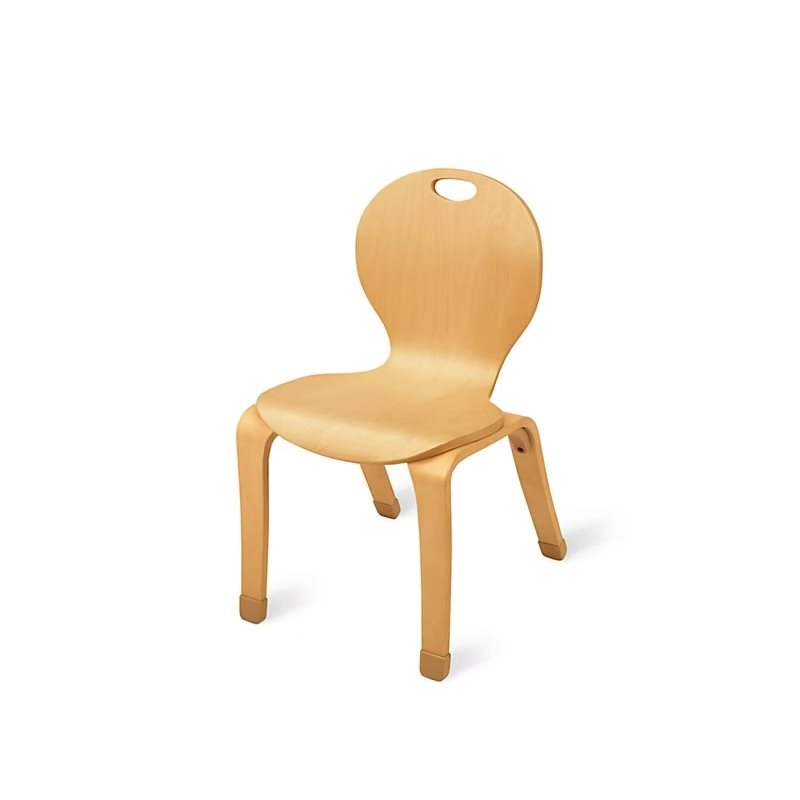 13.5" Bent Birch Stacking Chair