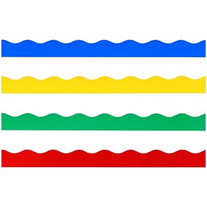 Classic Colours Scalloped Borders - Variety Pack of 40