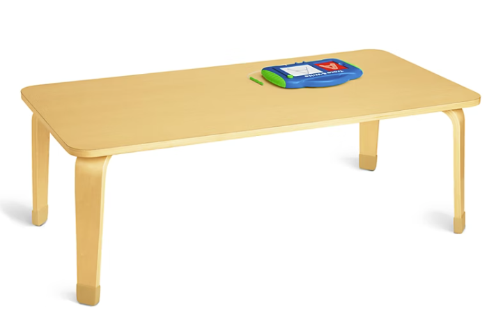 30" x 60" x 21"H Rectangular Birch Table