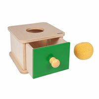Toddler Imbucare Box with Knitted Ball