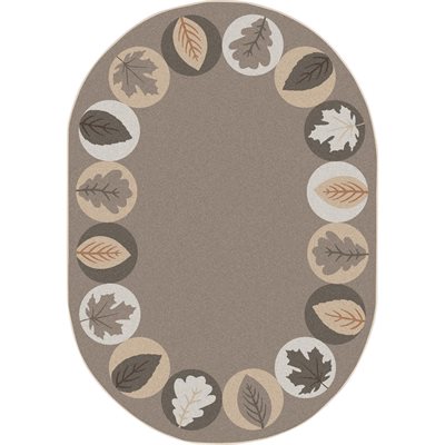 Lively Leaves - Neutral - 7'8" X 10'9"