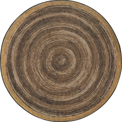 Tapis Feeling Natural - 7'7" - Rond - Noyer