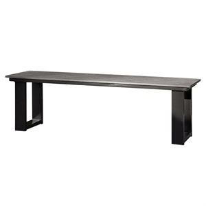 Outdoor Bench - Charcoal - Set of 2