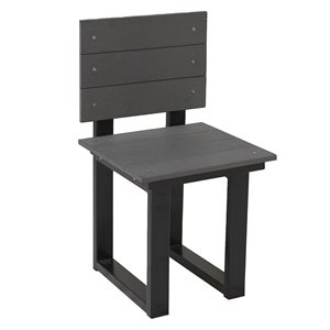 Outdoor Chair - Charcoal - Set of 2