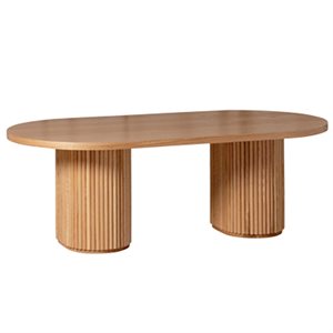 Fluted Oval Table