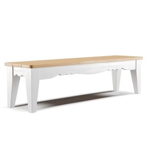 Country Style Large Benches-Set of 2