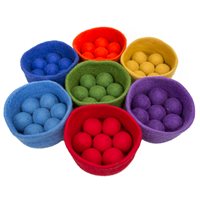 Wool Balls Colour Sorting Set