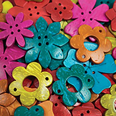 Fleurs de noix de coco - Lot de 50 Fleurs de noix de coco - Lot de 50