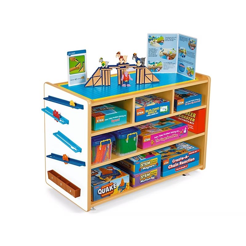 Offre groupée de stations STEM mobiles entièrement chargées - Pré K-Gr. 2 Offre groupée de stations STEM mobiles entièrement chargées - Pré K-Gr. 2