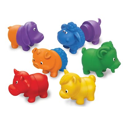 Mix & Match Farm Animals - Set of 6