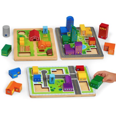 Ensemble de puzzles logiques Construire et jouer