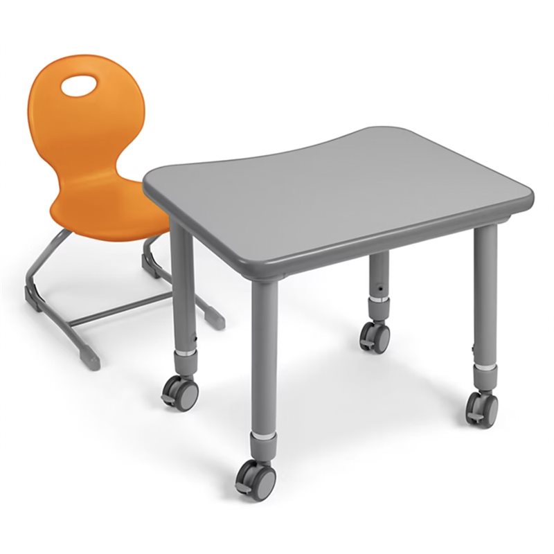 Ergo Bounce Chair and Desk Set - K-Gr. 2 - Orange Ergo Bounce Chair and Desk Set - K-Gr. 2 - Orange