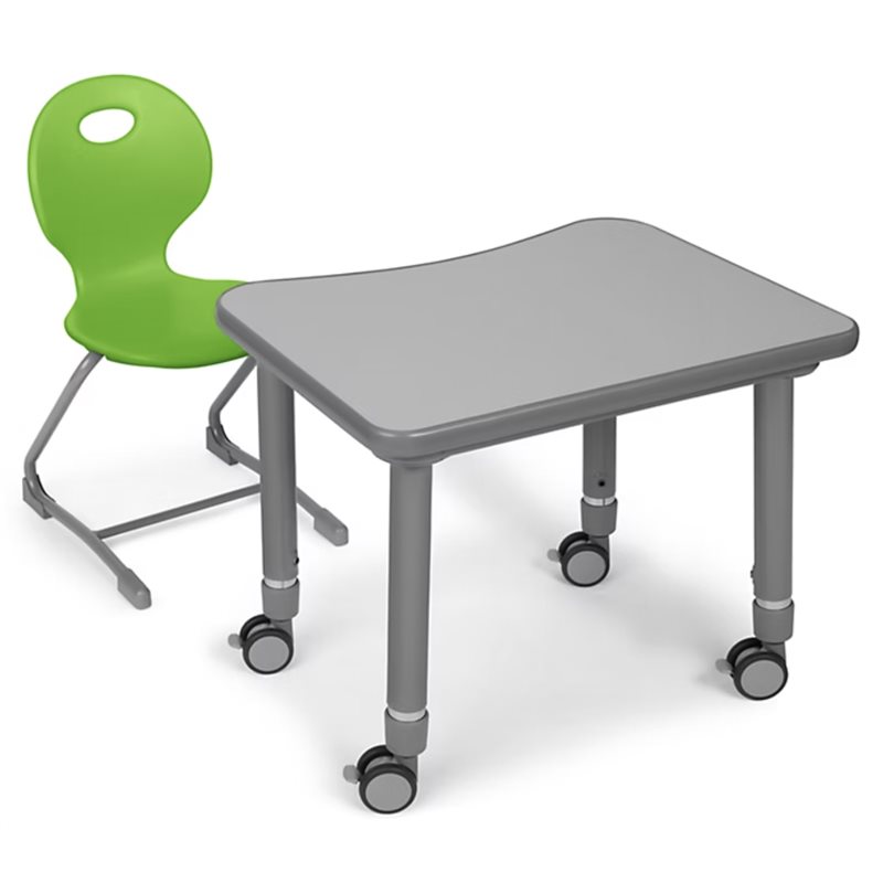 Ergo Bounce Chair and Desk Set - Gr. 2-4 - Green Ergo Bounce Chair and Desk Set - Gr. 2-4 - Green
