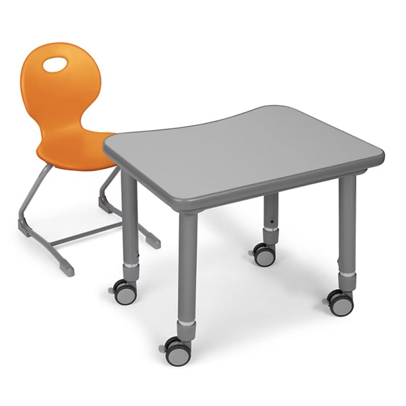 Ergo Bounce Chair and Desk Set - Gr. 2-4 - Orange Ergo Bounce Chair and Desk Set - Gr. 2-4 - Orange