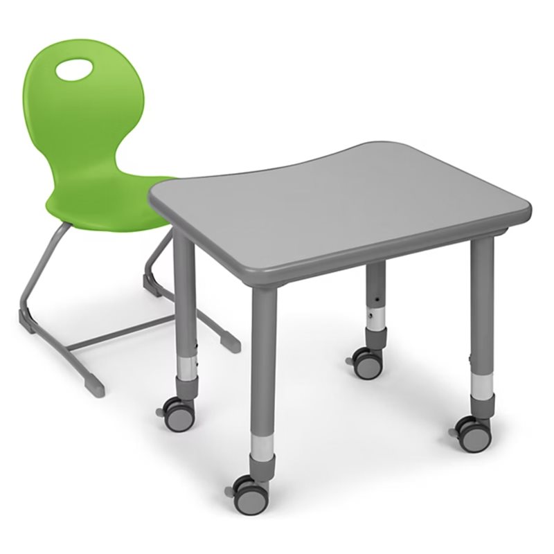 Ergo Bounce Chair and Desk Set - Gr. 4-12 - Green Ergo Bounce Chair and Desk Set - Gr. 4-12 - Green