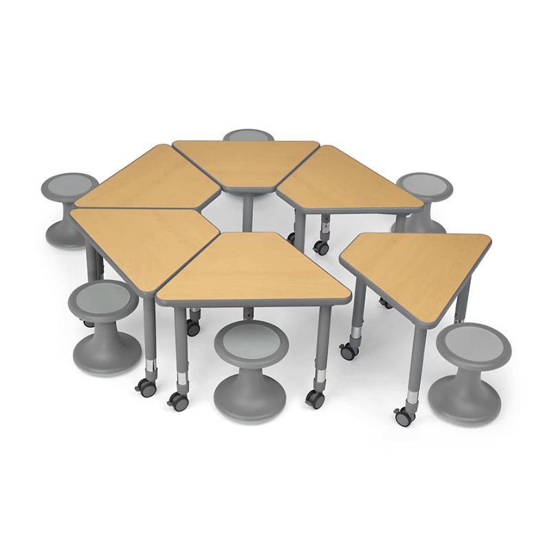 Flex-Space Wobble Chair Learning Zone - Grey
