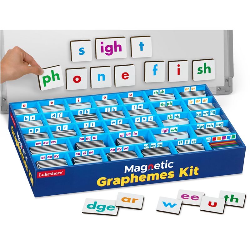  800 Trousse de graphèmes magnétiques