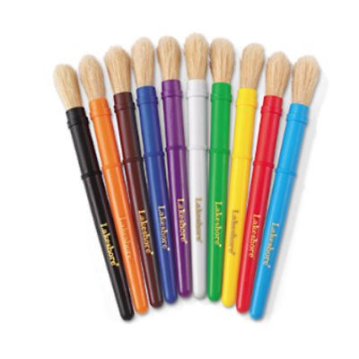 Natural Brushes-Heavy Duty-Set of 10